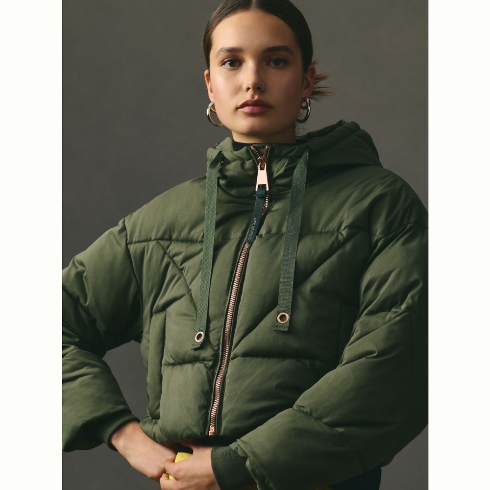 Aves Les Filles Anthropologie Puffer jacket